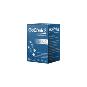 Tiras reactivas para determinación de glucosa x50 unidades GoChek2